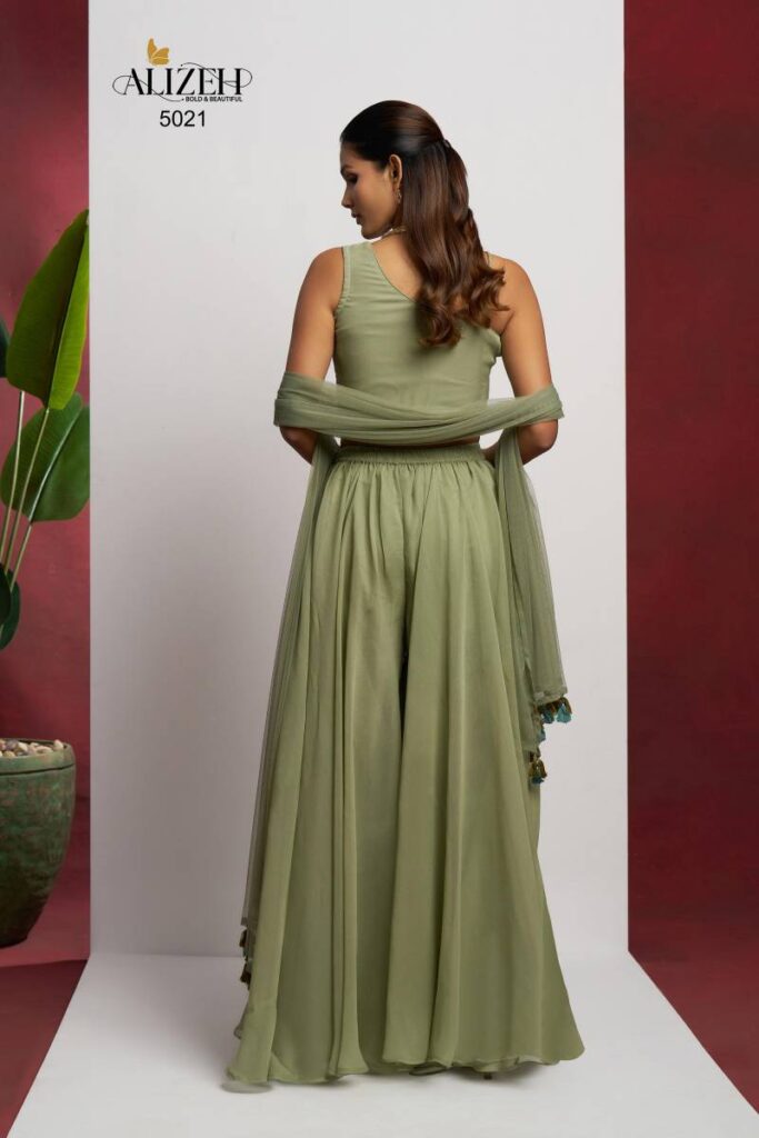 Launching Alizeh Readymade 3 Georgette Party Wear Indo Western Collection Wholesale 2026