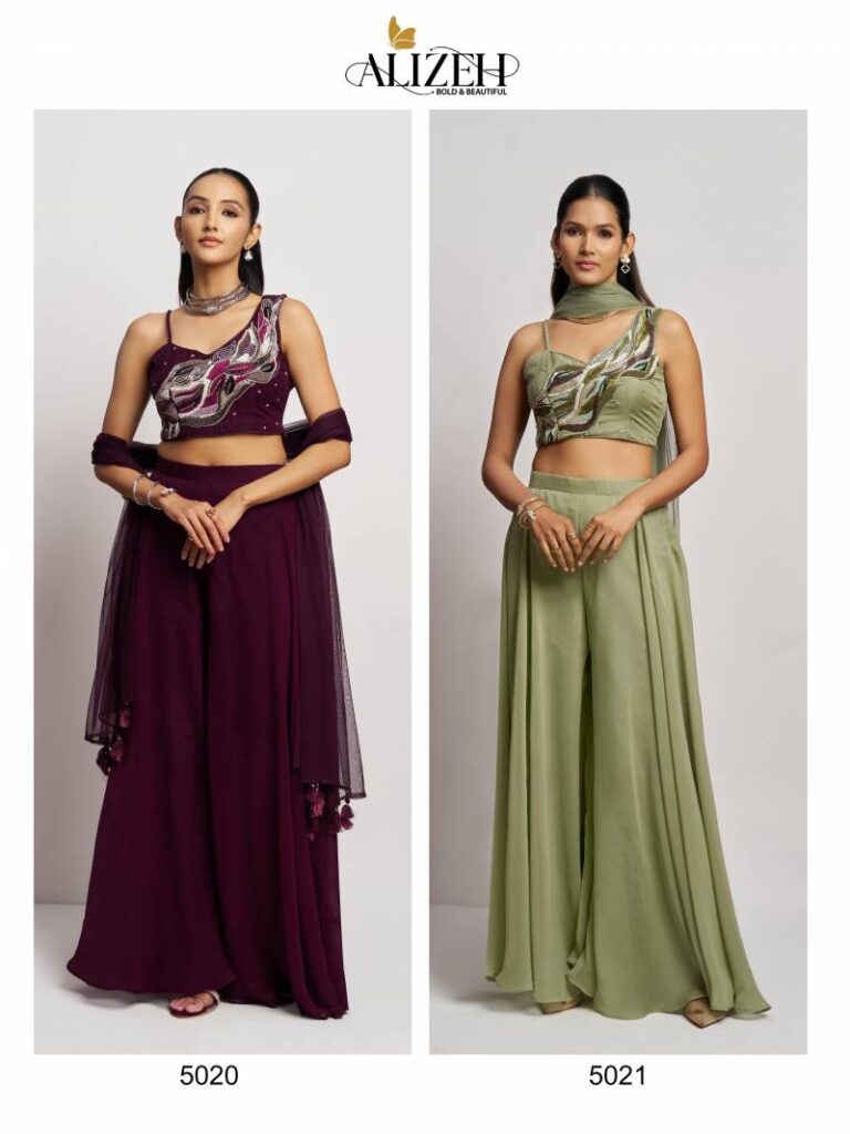 Launching Alizeh Readymade 3 Georgette Party Wear Indo Western Collection Wholesale 2026