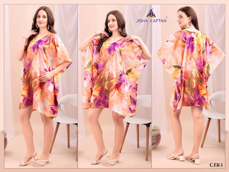 Stylish Jisha Kaftan Cotton Kurti Vol 1 Printed Afghani Cotton Kaftans Collection Wholesale 2026