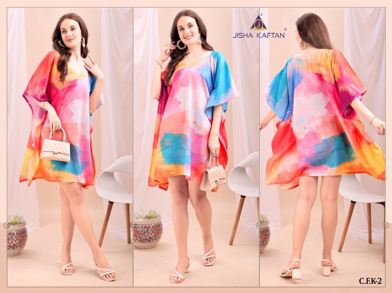 Stylish Jisha Kaftan Cotton Kurti Vol 1 Printed Afghani Cotton Kaftans Collection Wholesale 2026