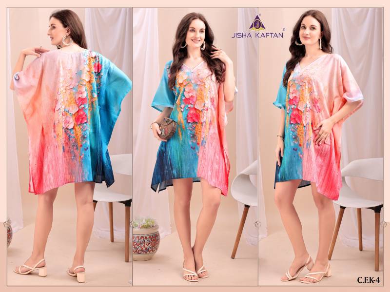 Stylish Jisha Kaftan Cotton Kurti Vol 1 Printed Afghani Cotton Kaftans Collection Wholesale 2026