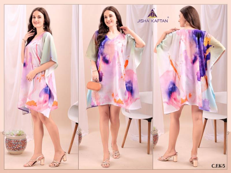 Stylish Jisha Kaftan Cotton Kurti Vol 1 Printed Afghani Cotton Kaftans Collection Wholesale 2026