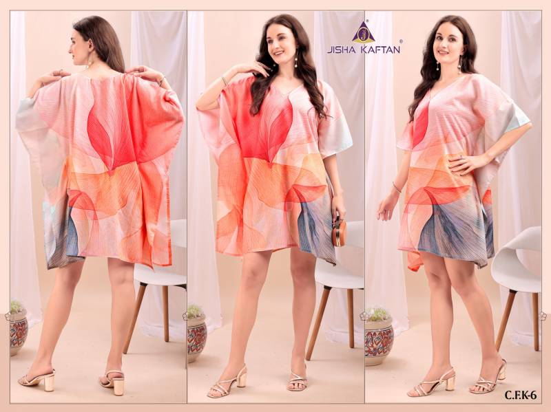 Stylish Jisha Kaftan Cotton Kurti Vol 1 Printed Afghani Cotton Kaftans Collection Wholesale 2026