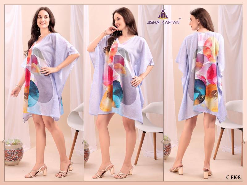 Stylish Jisha Kaftan Cotton Kurti Vol 1 Printed Afghani Cotton Kaftans Collection Wholesale 2026