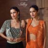 Stylish Sayuri Silky Designer Chinon Silk Indo Western Collection Wholesale 2026