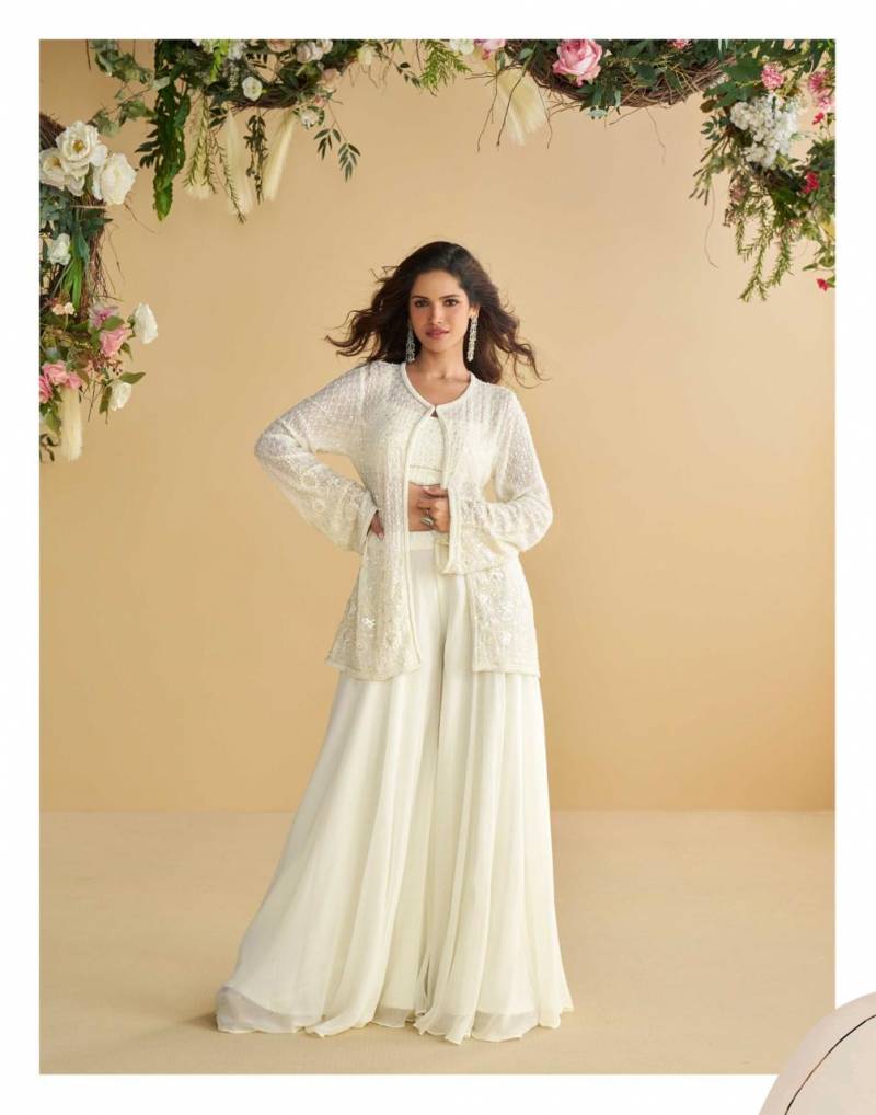 Latest Sayuri Nitya Designer Silk Embroidered Indo Western Collection Wholesale 2026