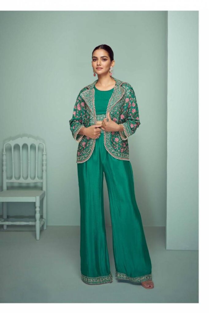 Latest Gulkayra Mariyam Chinon Embroidered Stylish Indo Westerns Wholesale 2026