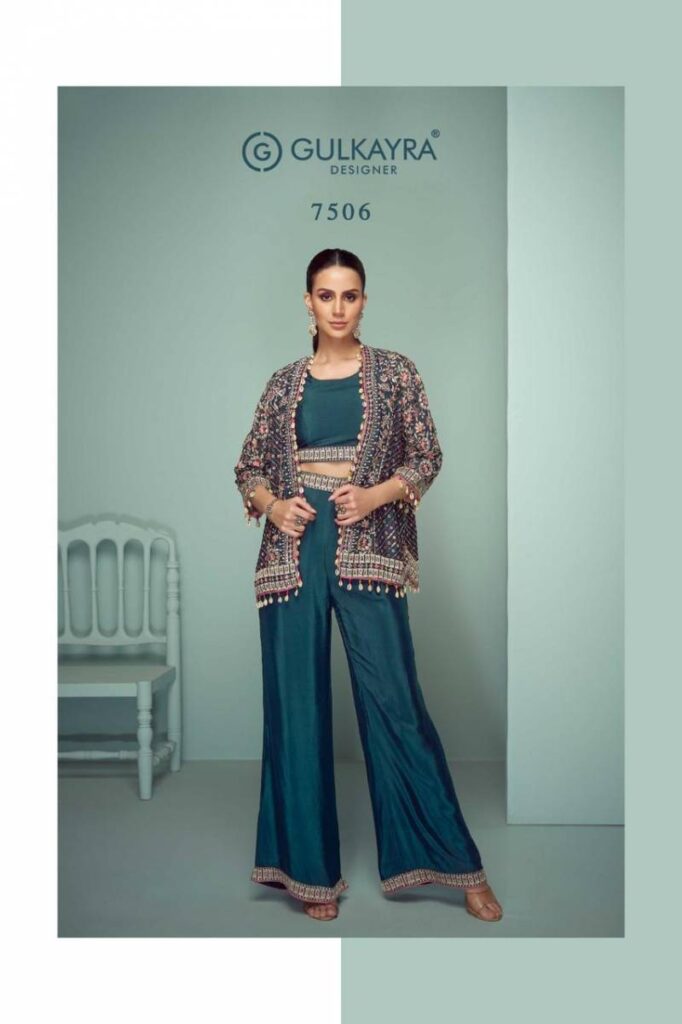 Latest Gulkayra Mariyam Chinon Embroidered Stylish Indo Westerns Wholesale 2026