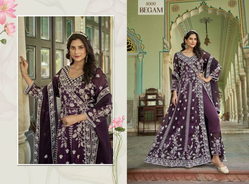 Launching Senhora Begam Butterfly Net Work Fancy Indo Western Collection Wholesale 2026