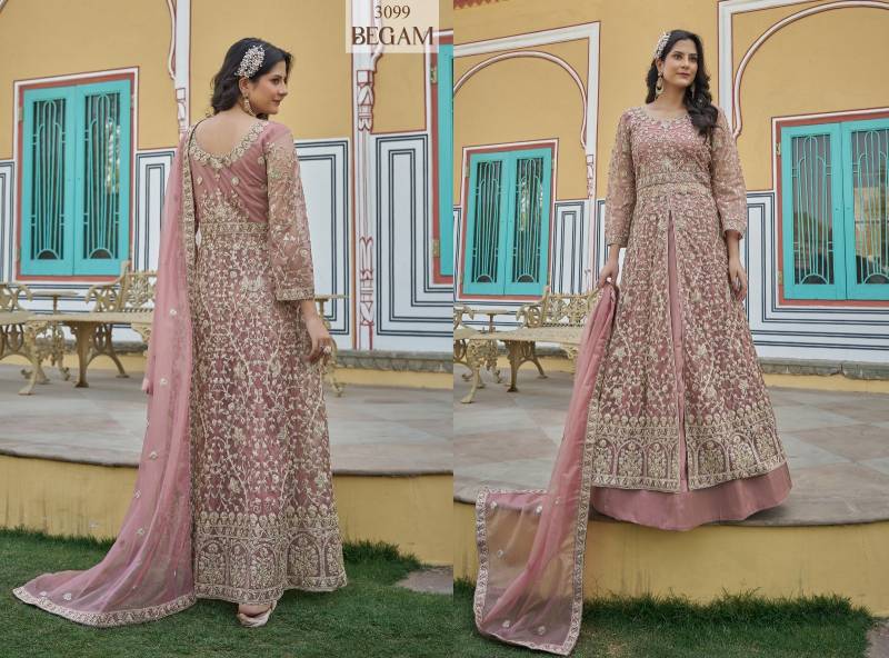 Launching Senhora Begam Butterfly Net Work Fancy Indo Western Collection Wholesale 2026