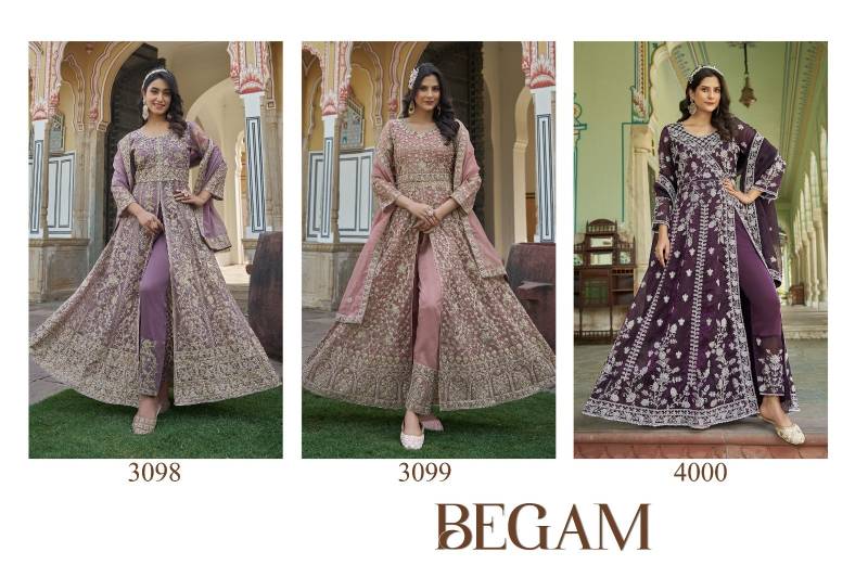 Launching Senhora Begam Butterfly Net Work Fancy Indo Western Collection Wholesale 2026