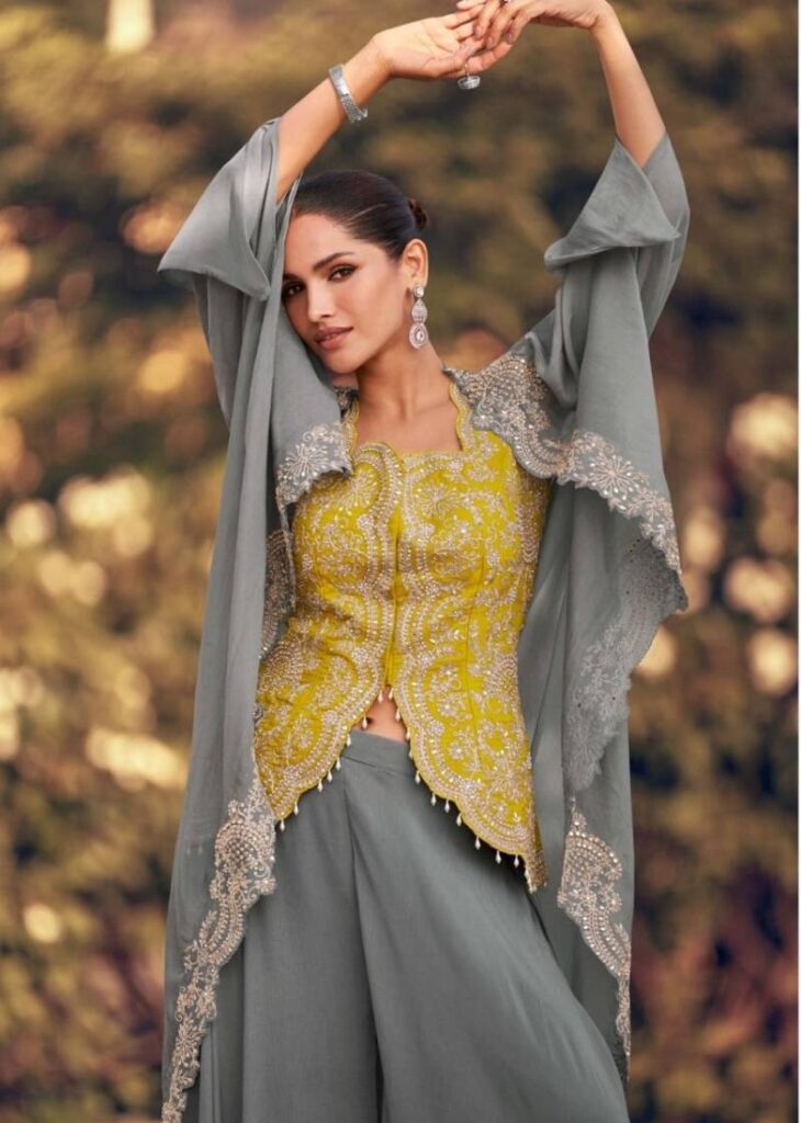 Latest Panihari 5765 To 67 Premium Real Chinon Silk Designer Indo Western Collection Wholesale 2026