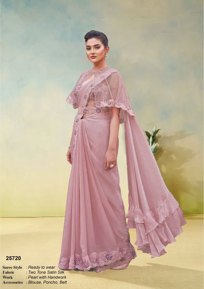 Stylish Mahotsav Odyssey Designer Satin Silk Ready To Wear Saree Wholesale 2026