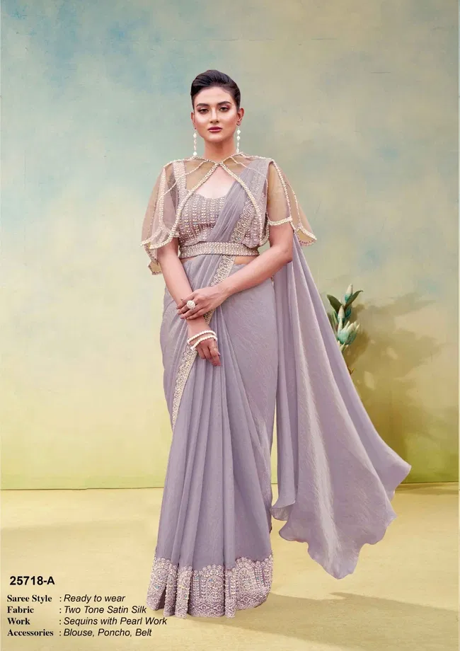 Stylish Mahotsav Odyssey Designer Satin Silk Ready To Wear Saree Wholesale 2026