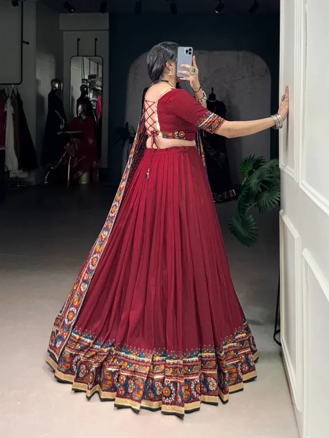 Latest Lekha Yf 1243 Tussar Silk Gamthi Printed Designer Lehenga Choli Collection Wholesale 2026