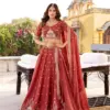 Lekha Yf 1457 Chocolate Crush Embroidery Worked Beautiful Lehenga Choli Collection Wholesale