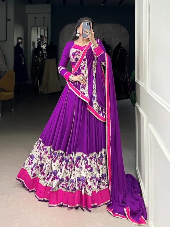 Lekha Yf 1618 Rayon Original Mirror Handworked Beautiful Lehenga Choli Collection Wholesale