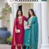 Latest Blue Hills Mallaika Designer Rayon Foil Printed Kurti Bottom With Dupatta Wholesale 2026