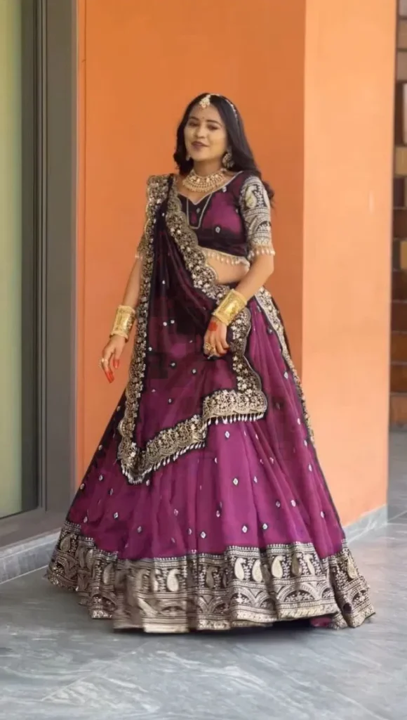 Stylish Glory QRC 353 Chinon Silk Lehengha Choli With Dupatta Wholesale 2026 5 Stylish Glory QRC 353 Chinon Silk Lehengha Choli With Dupatta Wholesale 2026