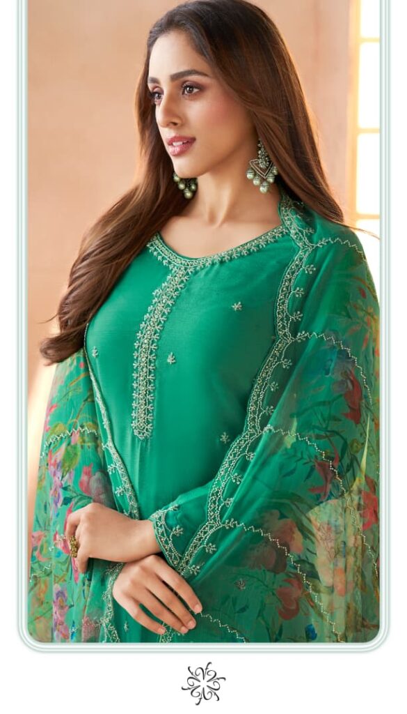Beautiful Vinay Kuleesh Anmol Organza With Embroidery Work Salwar Kameez Wholesale 2026