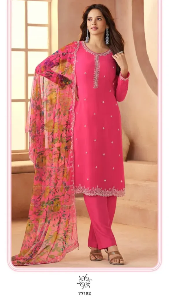 Beautiful Vinay Kuleesh Anmol Organza With Embroidery Work Salwar Kameez Wholesale 2026