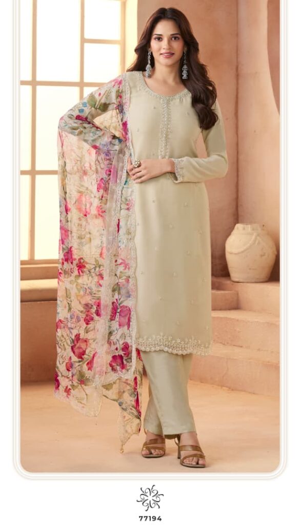 Beautiful Vinay Kuleesh Anmol Organza With Embroidery Work Salwar Kameez Wholesale 2026