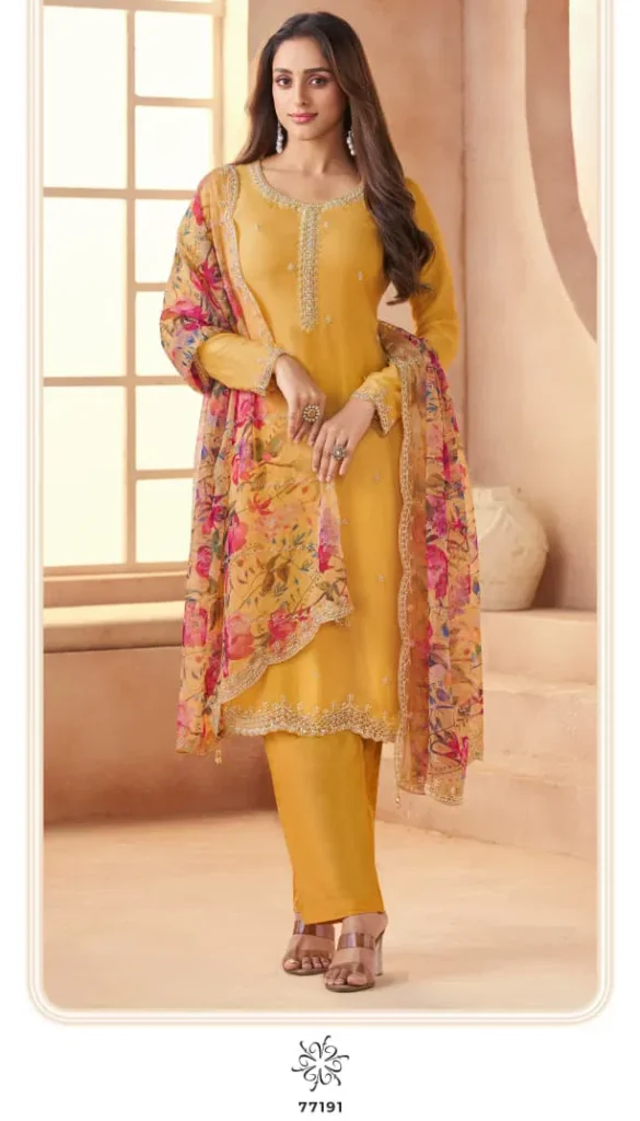 Beautiful Vinay Kuleesh Anmol Organza With Embroidery Work Salwar Kameez Wholesale 2026