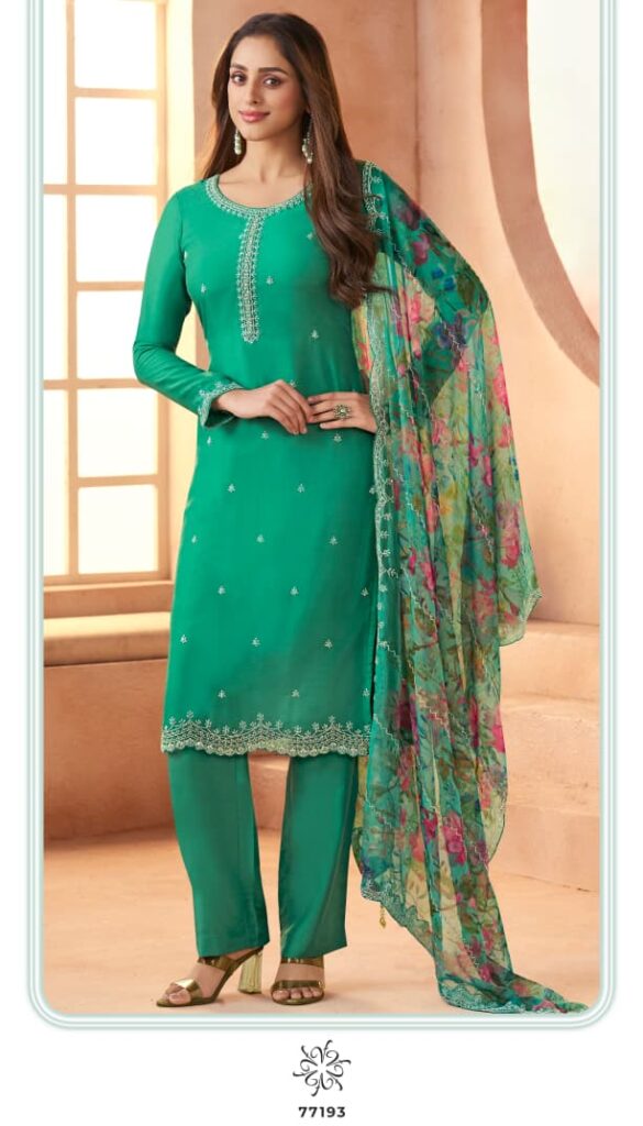 Beautiful Vinay Kuleesh Anmol Organza With Embroidery Work Salwar Kameez Wholesale 2026