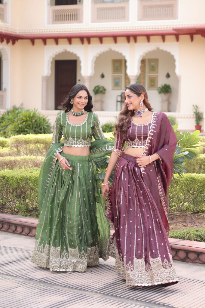 Beautiful Lekha KA 5056 Gold Crush Sequins & Embroidery Lehenga Choli Wholesale 2026