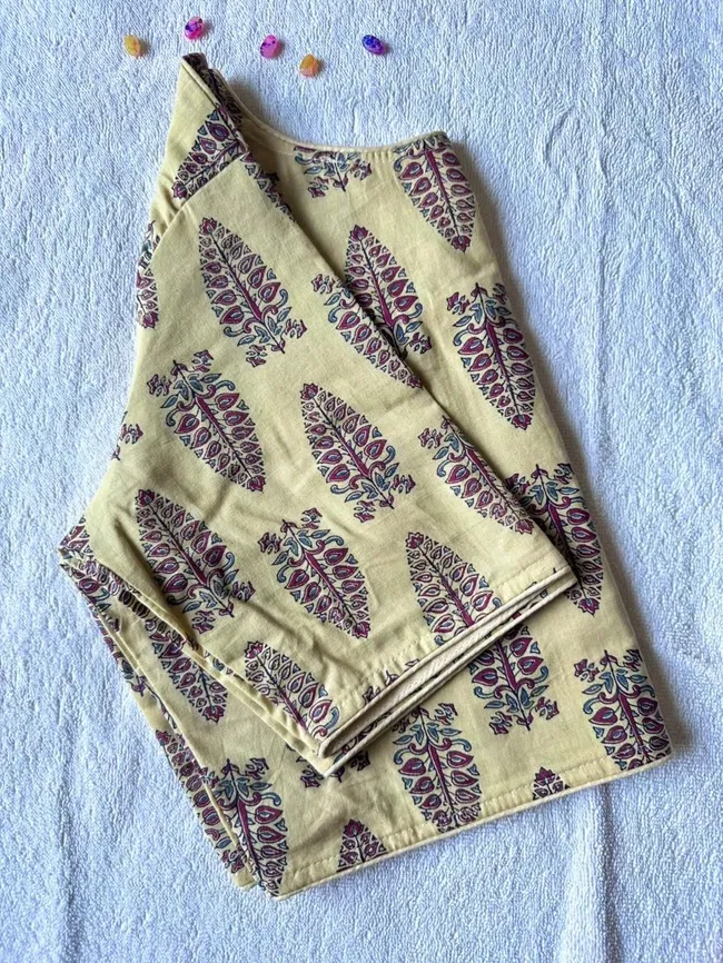 Stylish Ruh 6060 Pure Ajrakh HandBlock Cotton Blouse Wholesale 2026