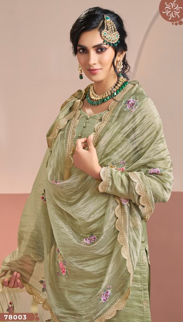Launching Vinay Kuleesh Manntraa Silk Embroidered Work Salwar Kameez Wholesale 2026