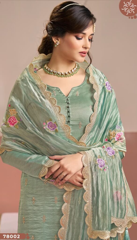 Launching Vinay Kuleesh Manntraa Silk Embroidered Work Salwar Kameez Wholesale 2026