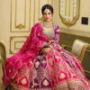 Glory QRC 373 Foux Gorgette Lehengha Choli Wholesale