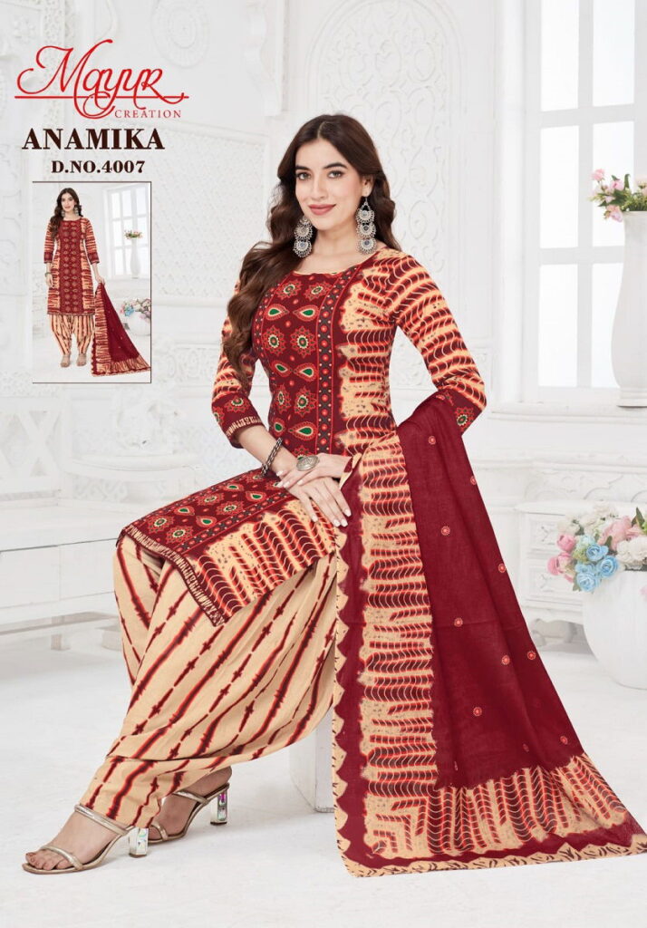 Latest Mayur Anamika Vol 4 Cotton Printed Daily Wear Dress Material Collection Wholesale 2026