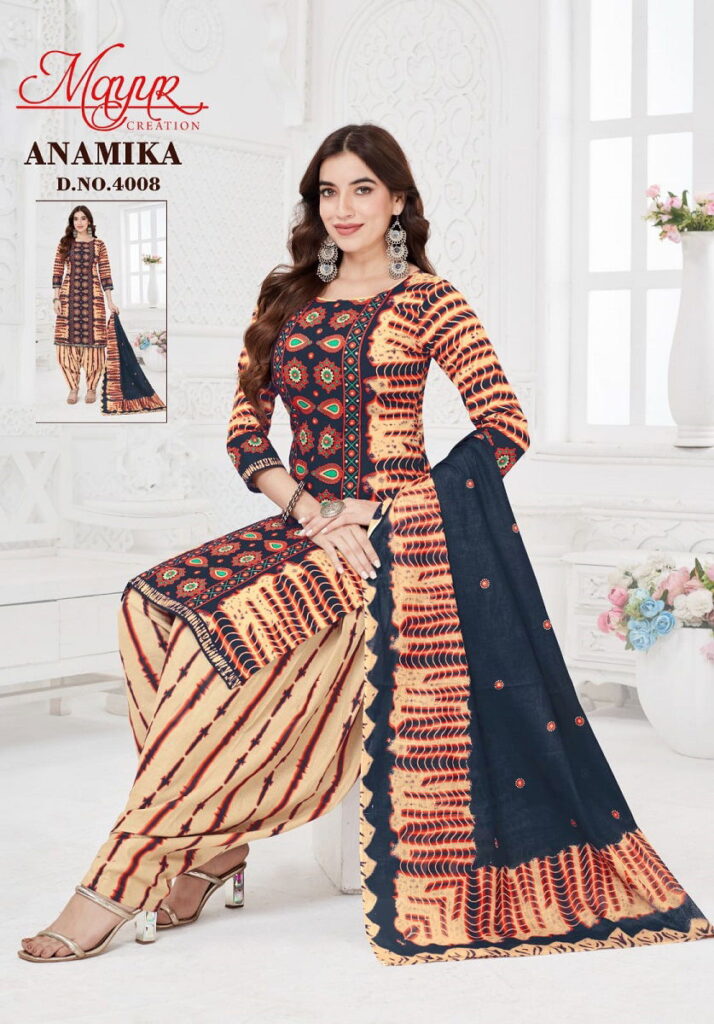 Latest Mayur Anamika Vol 4 Cotton Printed Daily Wear Dress Material Collection Wholesale 2026
