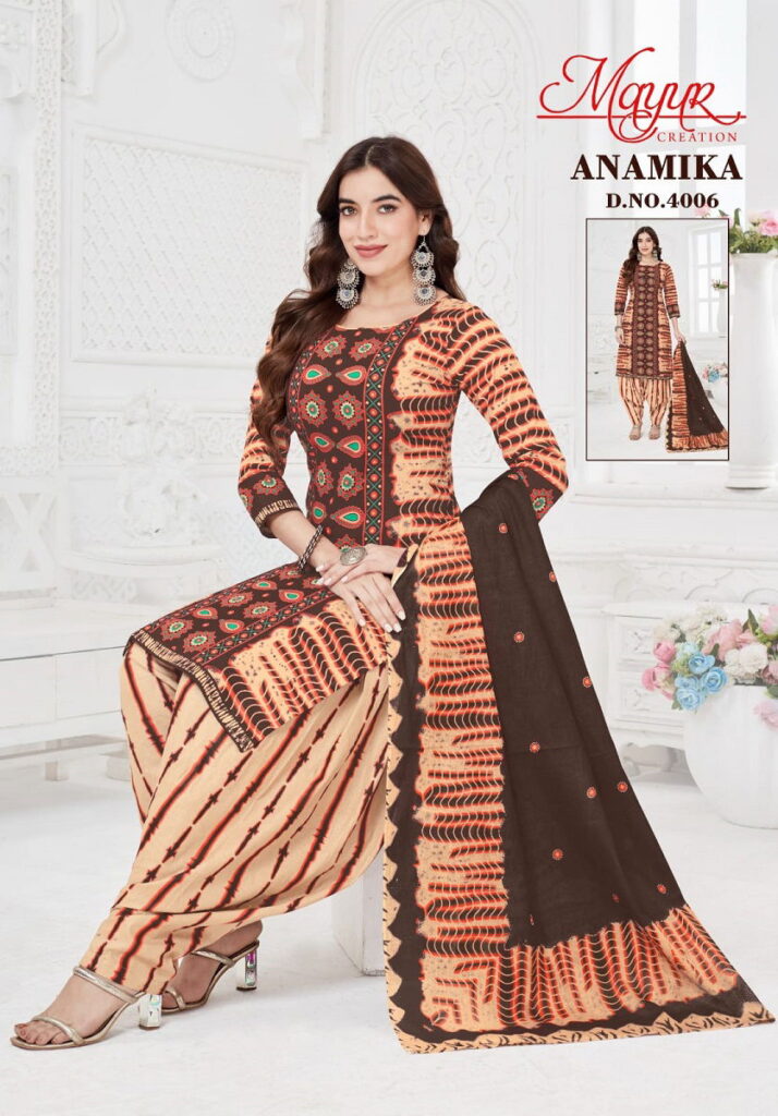Latest Mayur Anamika Vol 4 Cotton Printed Daily Wear Dress Material Collection Wholesale 2026