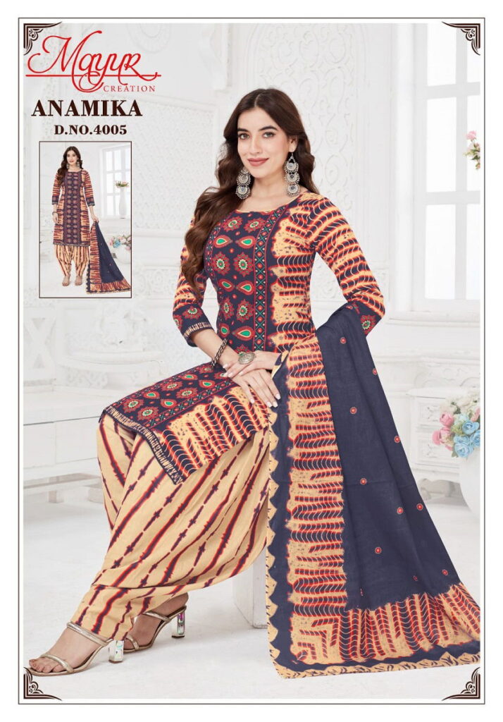 Latest Mayur Anamika Vol 4 Cotton Printed Daily Wear Dress Material Collection Wholesale 2026
