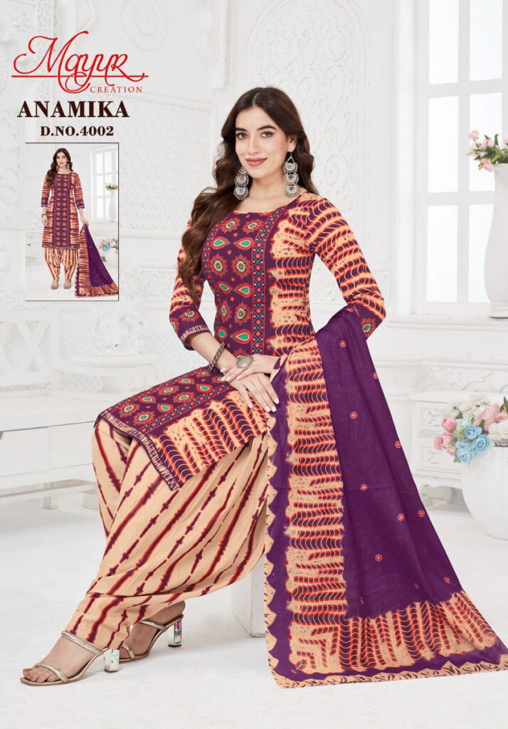 Latest Mayur Anamika Vol 4 Cotton Printed Daily Wear Dress Material Collection Wholesale 2026
