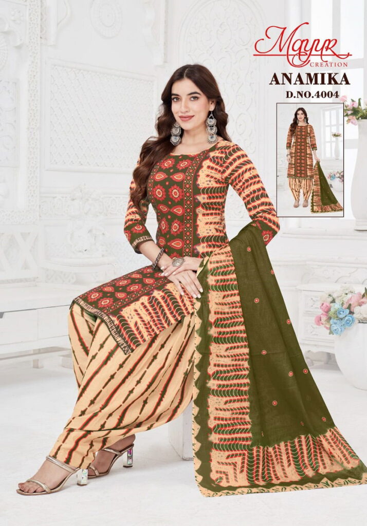 Latest Mayur Anamika Vol 4 Cotton Printed Daily Wear Dress Material Collection Wholesale 2026