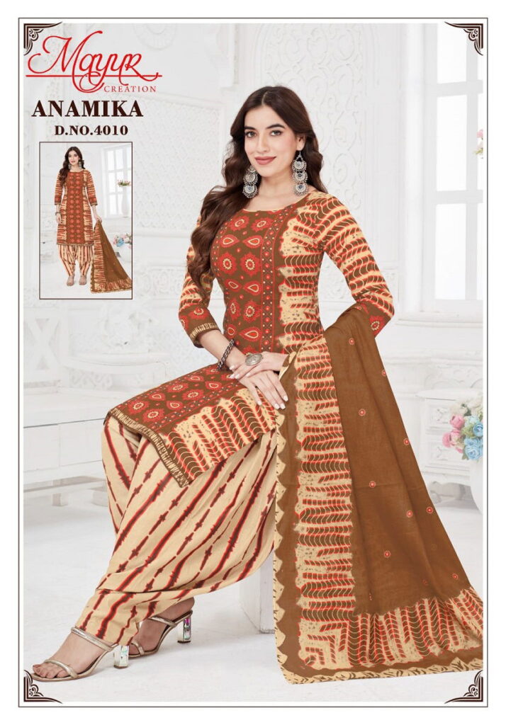 Latest Mayur Anamika Vol 4 Cotton Printed Daily Wear Dress Material Collection Wholesale 2026