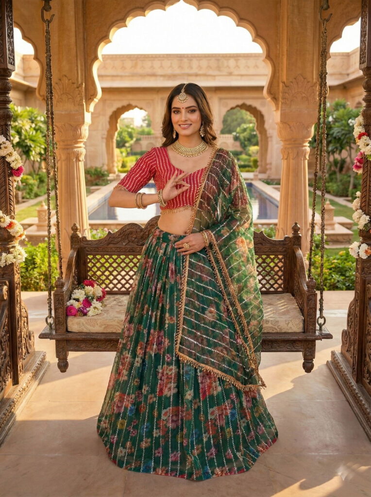 Launching Senhora Gulab 7103 To 7106 Orgenza Embroidered Designer Lehenga Choli Collection Wholesale 2026