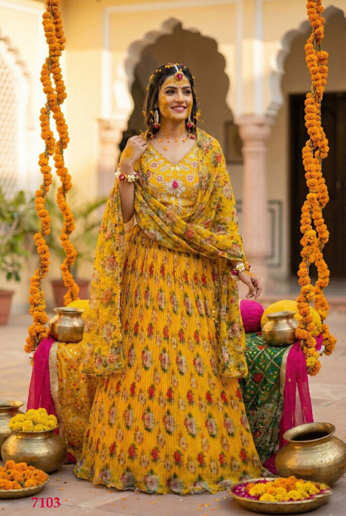 Launching Senhora Gulab 7103 To 7106 Orgenza Embroidered Designer Lehenga Choli Collection Wholesale 2026