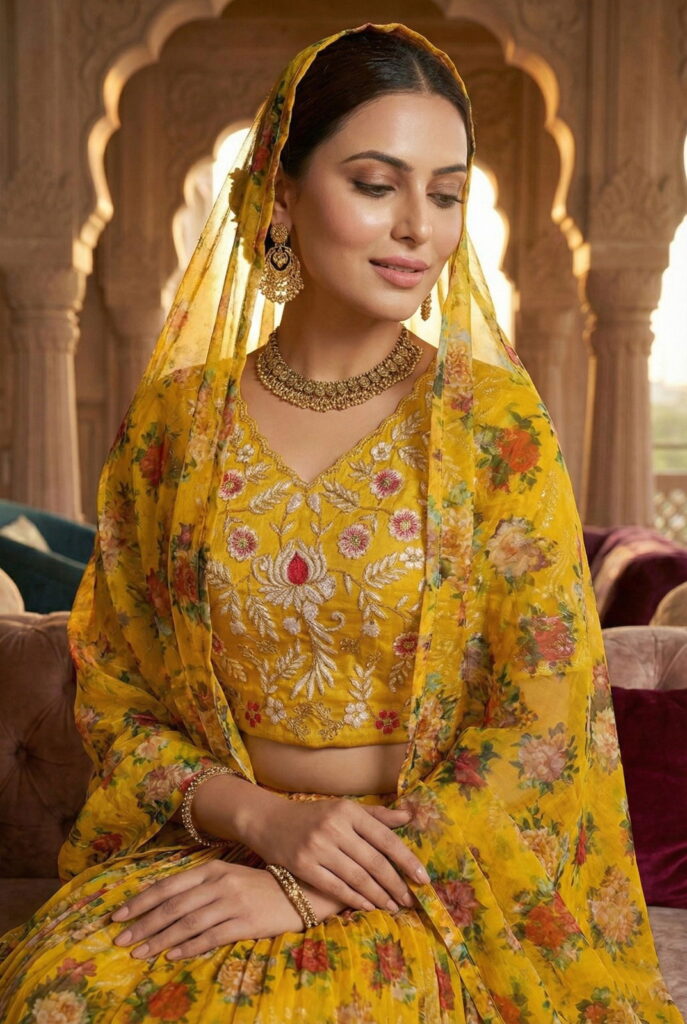 Launching Senhora Gulab 7103 To 7106 Orgenza Embroidered Designer Lehenga Choli Collection Wholesale 2026