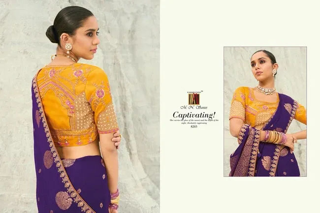 Beautiful MN 8200 Series Viscose Satin Silk Saree Wholesale 2026