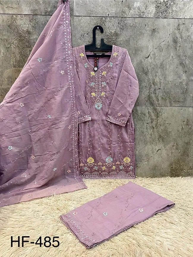 Launching Hoor Tex HF 485 A To D Pakistani Salwar Suit Collection Wholesale 2026