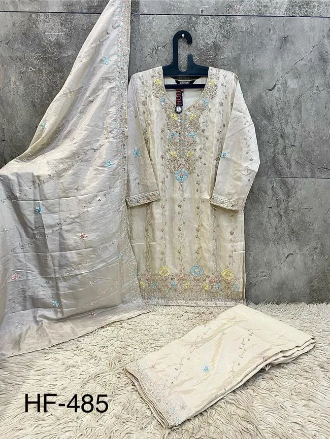 Launching Hoor Tex HF 485 A To D Pakistani Salwar Suit Collection Wholesale 2026