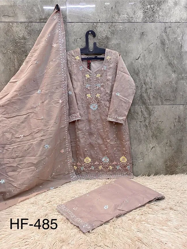 Launching Hoor Tex HF 485 A To D Pakistani Salwar Suit Collection Wholesale 2026