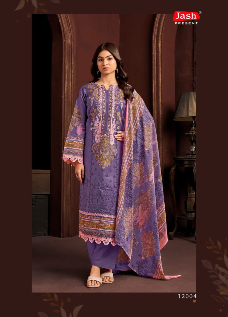 Latest Jash Qurbat Vol 12 Mix Cotton Printed Dress Material Collection Wholesale 2026