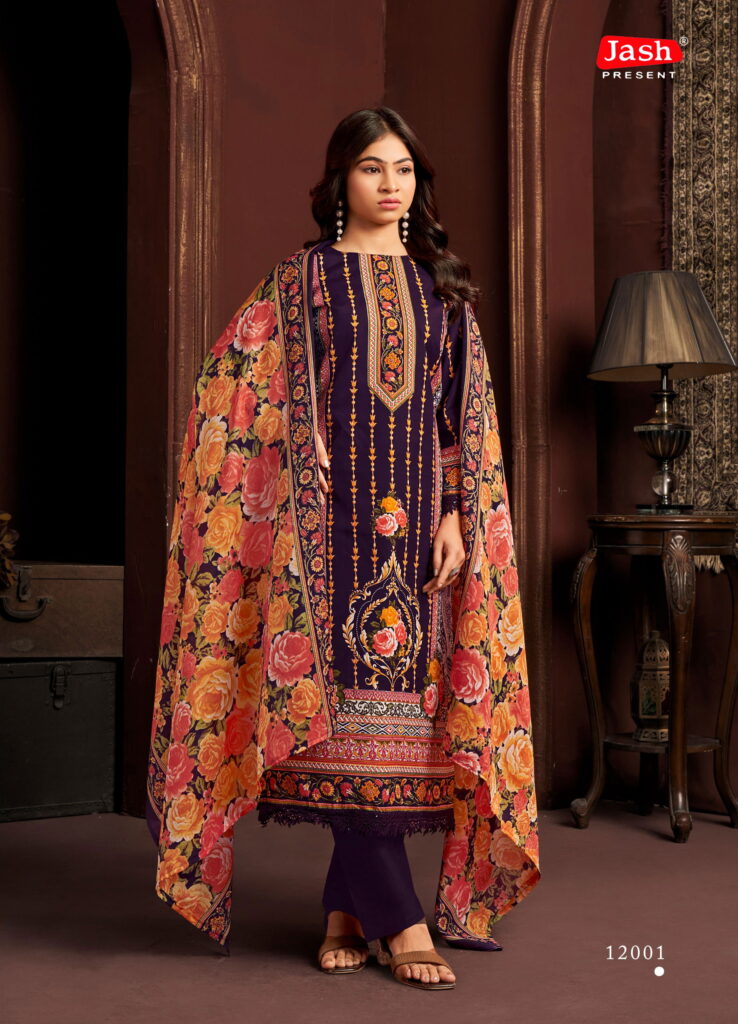 Latest Jash Qurbat Vol 12 Mix Cotton Printed Dress Material Collection Wholesale 2026