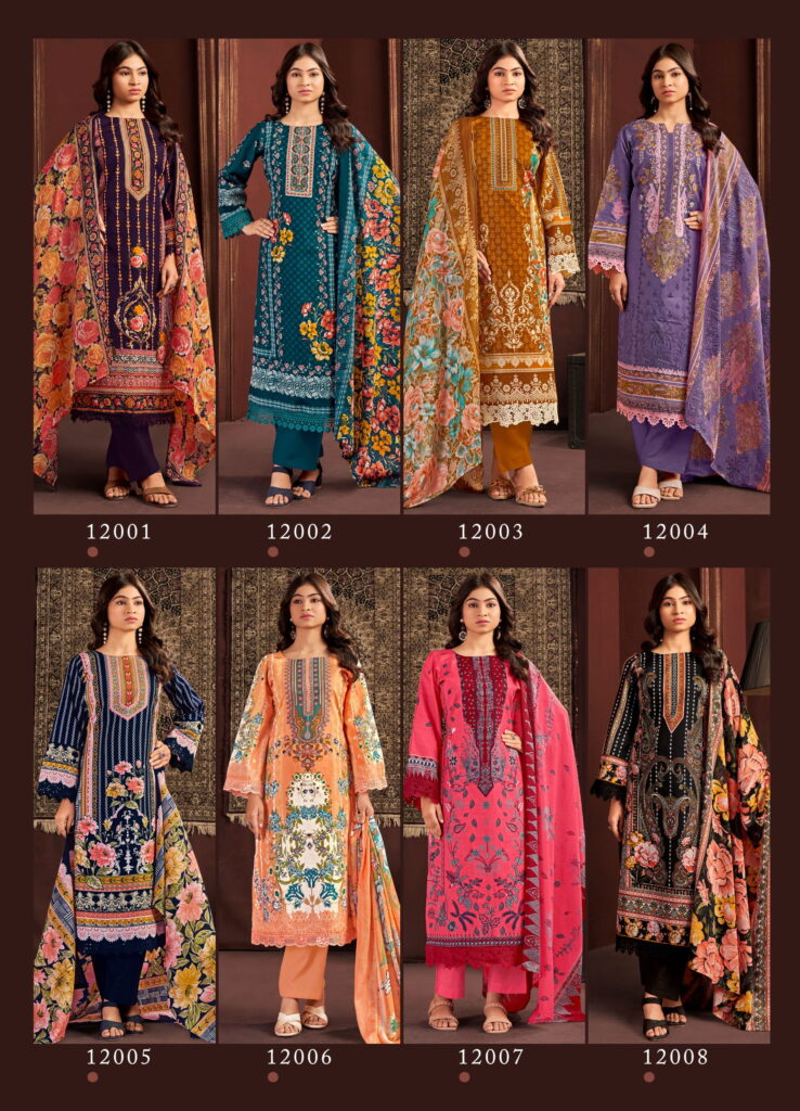 Latest Jash Qurbat Vol 12 Mix Cotton Printed Dress Material Collection Wholesale 2026